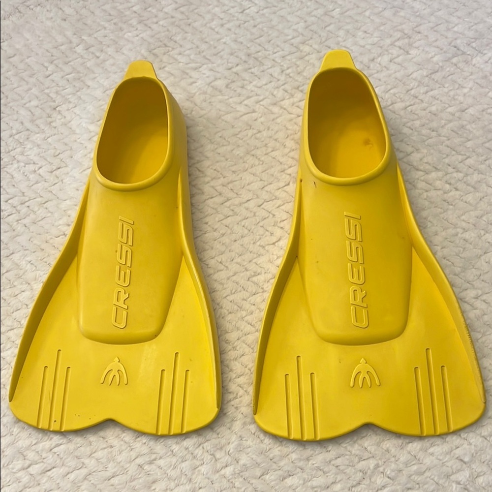 Cressi Yellow Light Junior Swim Fins Size 13